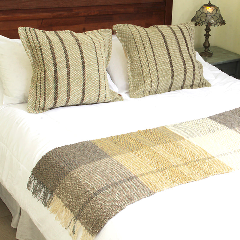 Double Bedspread // Bark Weave