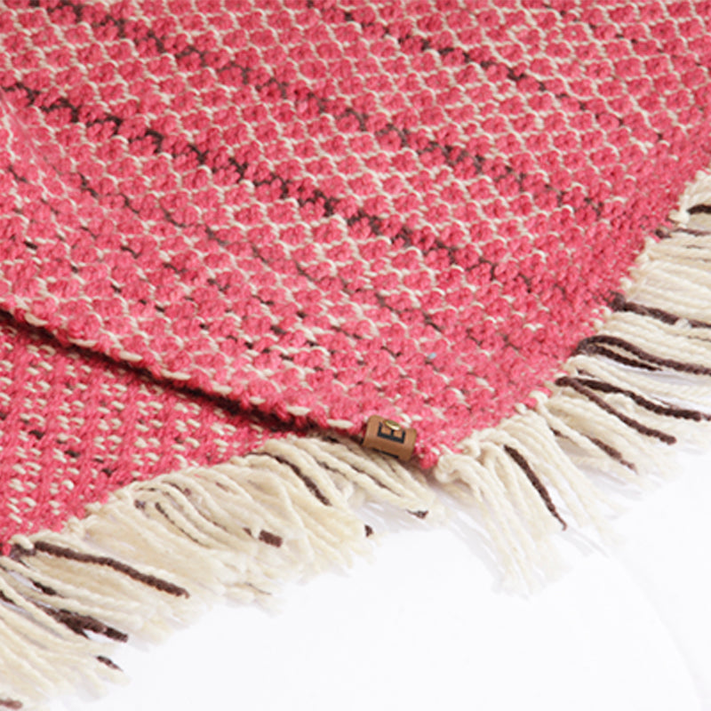 Double Bedspread // Crimson Weave