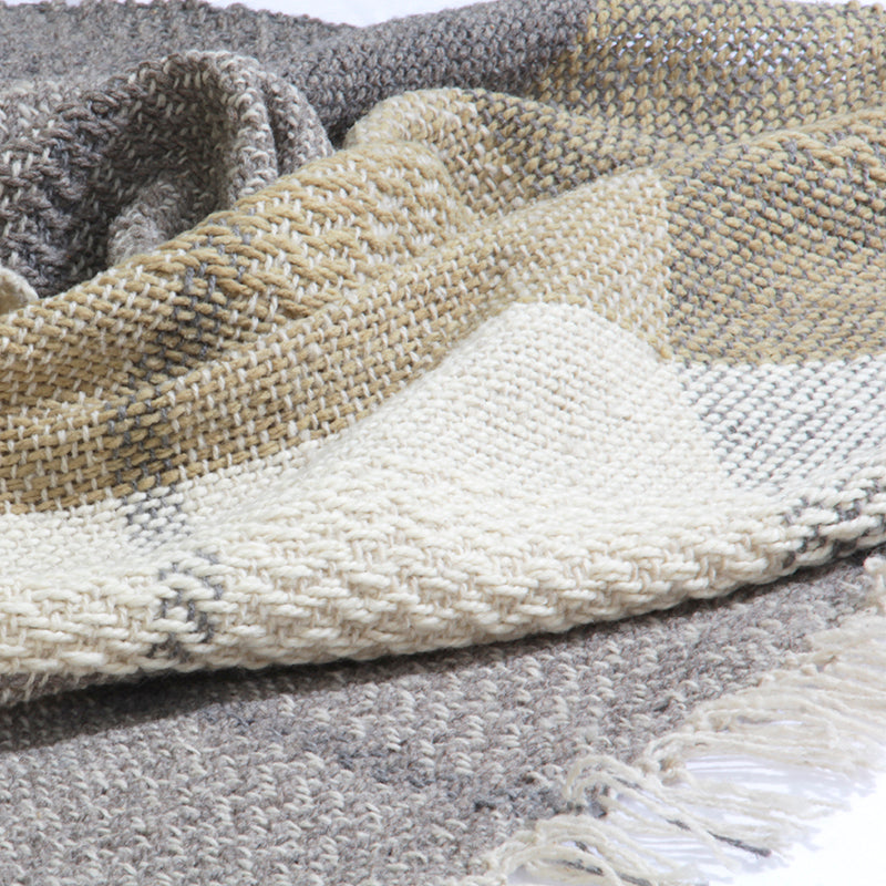 Double Bedspread // Bark Weave