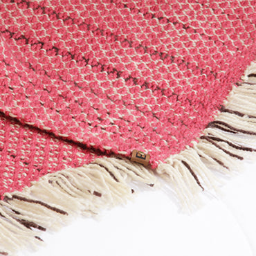 Double Bedspread // Crimson Weave